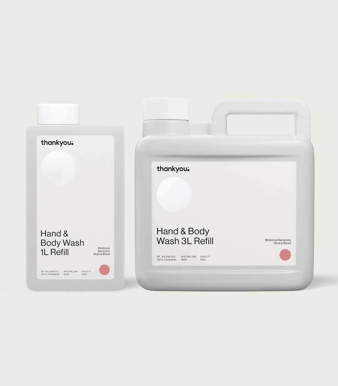 Hand & Body Wash Refill | Botanical Geranium, Rose & Wood