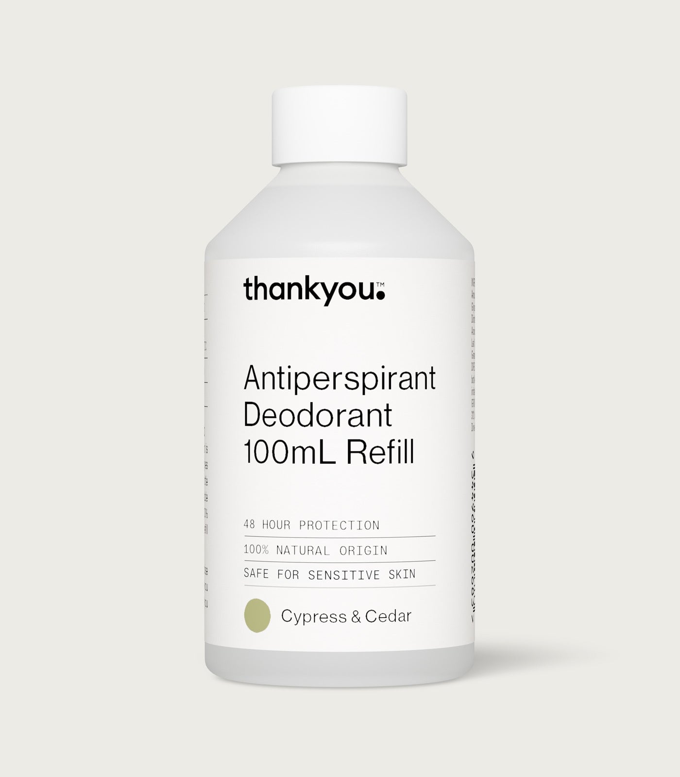 Antiperspirant Deodorant Refill | Cypress & Cedar