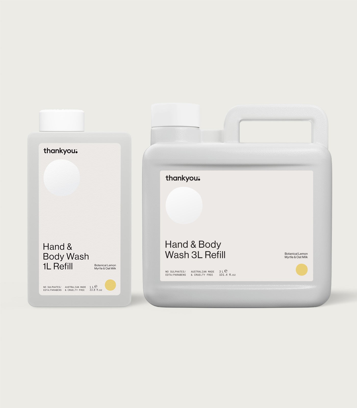 Hand & Body Wash Refill | Botanical Lemon Myrtle & Oat Milk