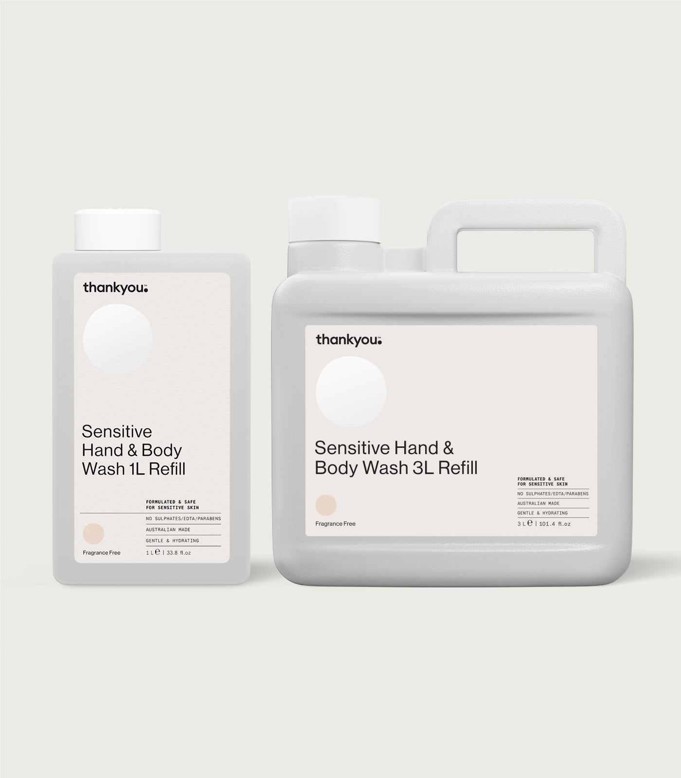 Sensitive Hand & Body Wash Refill | Fragrance Free