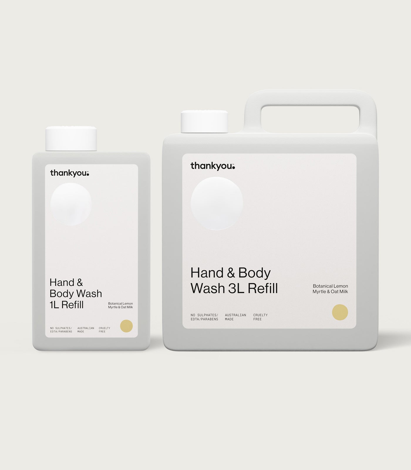 Hand & Body Wash Refill | Botanical Lemon Myrtle & Oat Milk - Thankyou