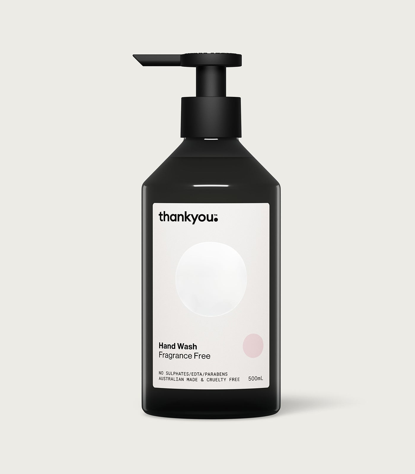 Hand Wash - Fragrance Free - 500mL - Front - Thankyou